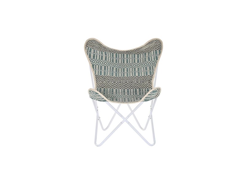 Градинско кресло DKD Home Decor Син Бял Зелен Желязо 74 x 65 x 90 cm NaN –  BB Фотьойли