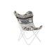 Градинско кресло DKD Home Decor Бял Черен Желязо 74 x 65 x 90 cm NaN –  BB Фотьойли