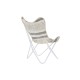 Градинско кресло DKD Home Decor Бял Сив 74 x 65 x 90 cm NaN –  BB Фотьойли