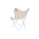 Градинско кресло DKD Home Decor Бял Сив 74 x 65 x 90 cm NaN –  BB Фотьойли