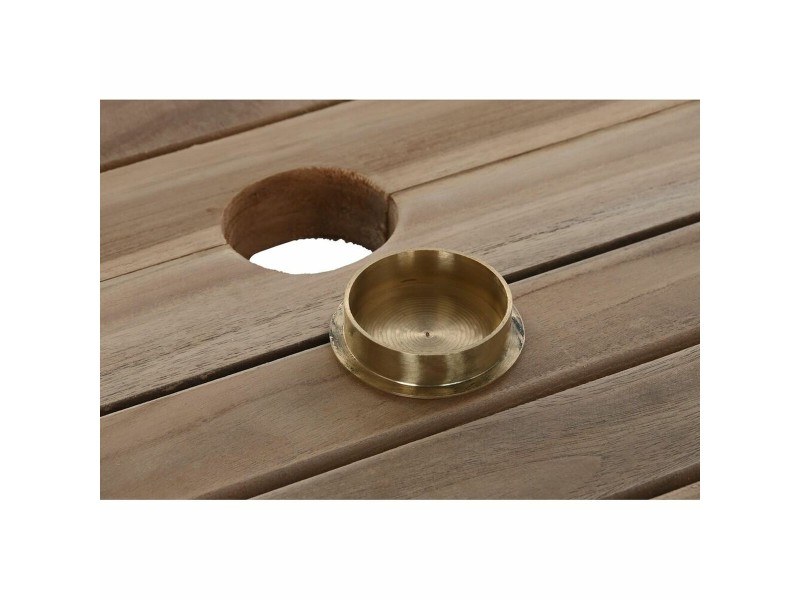 Трапезна маса DKD Home Decor Кафяв Разтяга Тик (180 x 120 x 75 cm) NaN –  BB Маси за обяд