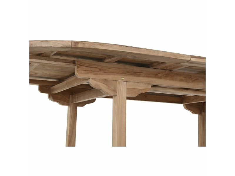 Трапезна маса DKD Home Decor Кафяв Разтяга Тик (180 x 120 x 75 cm) NaN –  BB Маси за обяд