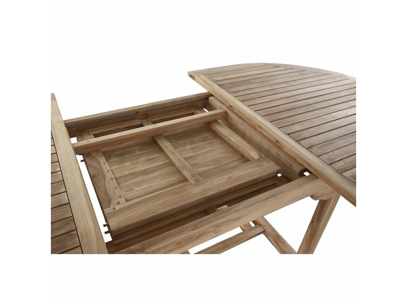 Трапезна маса DKD Home Decor Кафяв Разтяга Тик (180 x 120 x 75 cm) NaN –  BB Маси за обяд