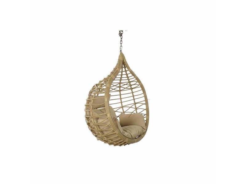 Висящ градински фотьойл DKD Home Decor Кафяв Бежов Светло кафяв Алуминий синтетичен ратан 90 x 70 x 110 cm 100 x 70 x 125 cm (10 NaN –  BB Фотьойли