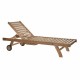 Lamamistool DKD Home Decor Кафяв С колела Тик (200 x 65 x 36 cm) NaN –  BB Шезлонги