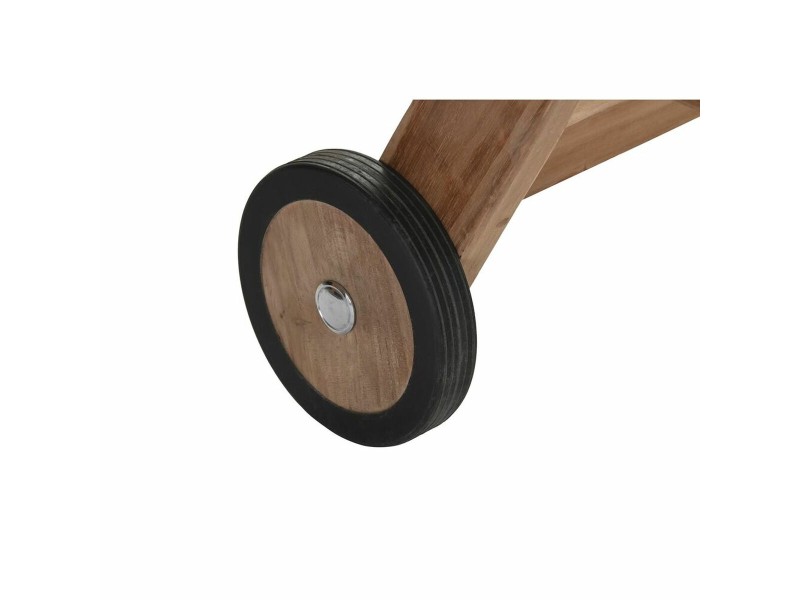 Lamamistool DKD Home Decor Кафяв С колела Тик (200 x 65 x 36 cm) NaN –  BB Шезлонги