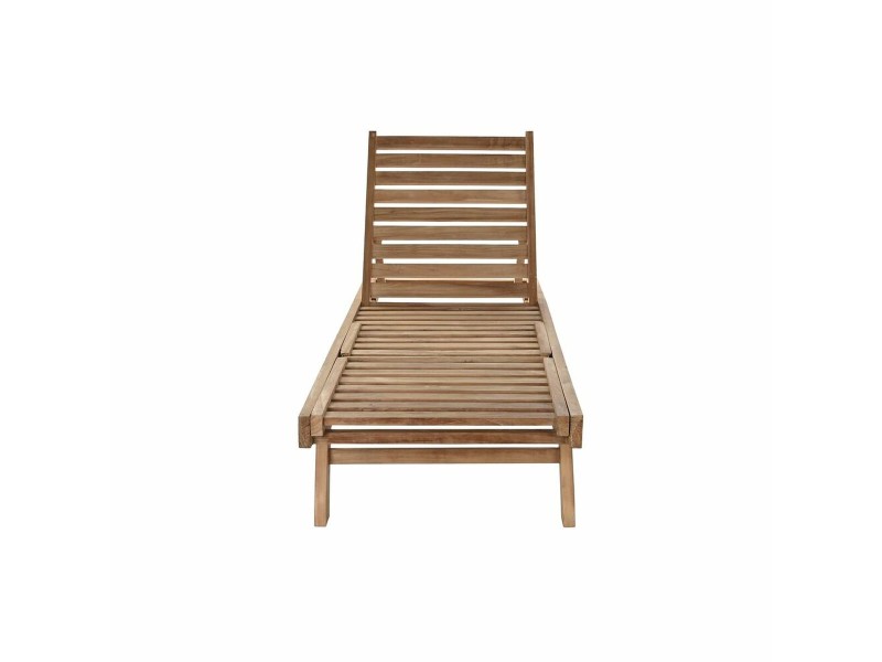 Lamamistool DKD Home Decor Кафяв С колела Тик (200 x 65 x 36 cm) NaN –  BB Шезлонги