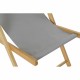 Lamamistool DKD Home Decor Сив 77 cm 57,5 x 113 x 77 cm Естествен (57,5 x 113 x 77 cm) NaN –  BB Шезлонги