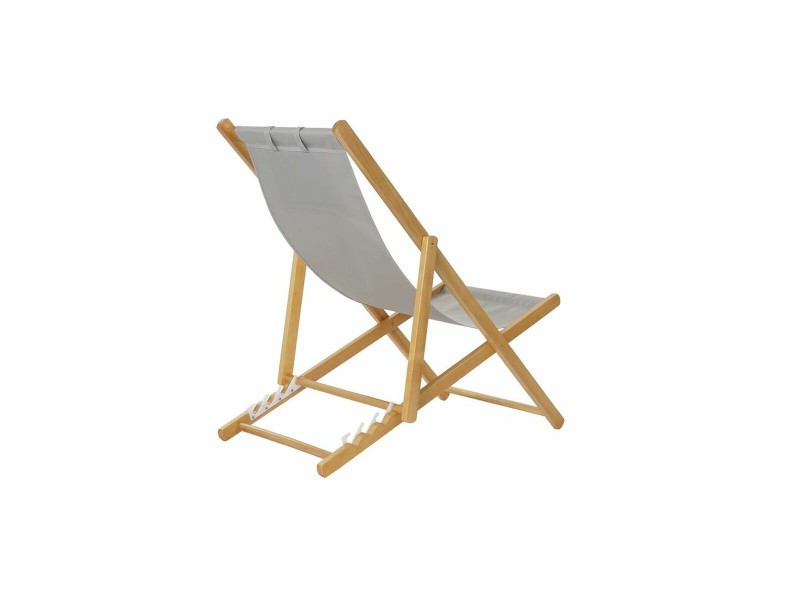 Lamamistool DKD Home Decor Сив 77 cm 57,5 x 113 x 77 cm Естествен (57,5 x 113 x 77 cm) NaN –  BB Шезлонги