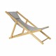 Lamamistool DKD Home Decor Сив 77 cm 57,5 x 113 x 77 cm Естествен (57,5 x 113 x 77 cm) NaN –  BB Шезлонги