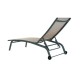 Lamamistool DKD Home Decor С колела Сив PVC Алуминий (187,5 x 64 x 97 cm) NaN –  BB Шезлонги