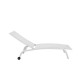 Lamamistool DKD Home Decor С колела PVC Алуминий (187,5 x 64 x 97 cm) NaN –  BB Шезлонги