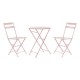 Комплект от маса с 2 стола DKD Home Decor MB-177410 Розов 60 x 60 x 75 cm (3 pcs) NaN от | techMAG.bg Комплект от маса с 2 стола DKD Home Decor MB-177410 Розов 60 x 60 x 75 cm (3 pcs) NaN – BB Комплекти градински мебели