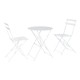 Комплект от маса с 2 стола Home ESPRIT Бял 60 x 60 x 71 cm NaN –  BB Комплекти градински мебели