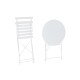 Комплект от маса с 2 стола Home ESPRIT Бял 60 x 60 x 71 cm NaN –  BB Комплекти градински мебели