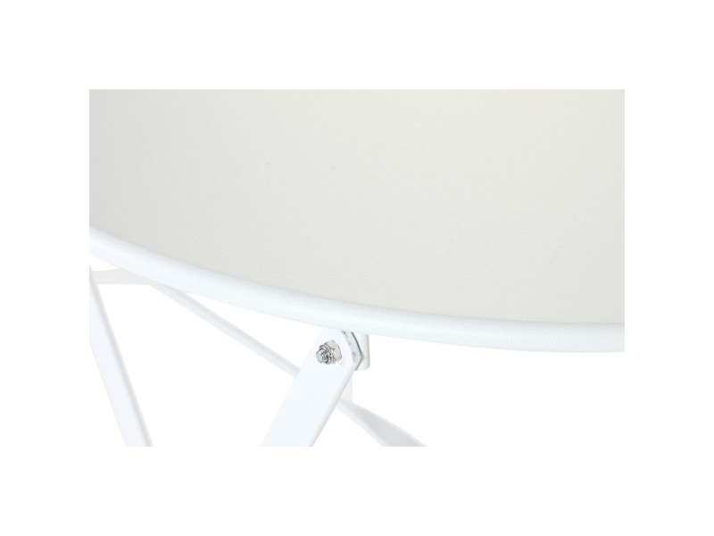 Комплект от маса с 2 стола Home ESPRIT Бял 60 x 60 x 71 cm NaN –  BB Комплекти градински мебели