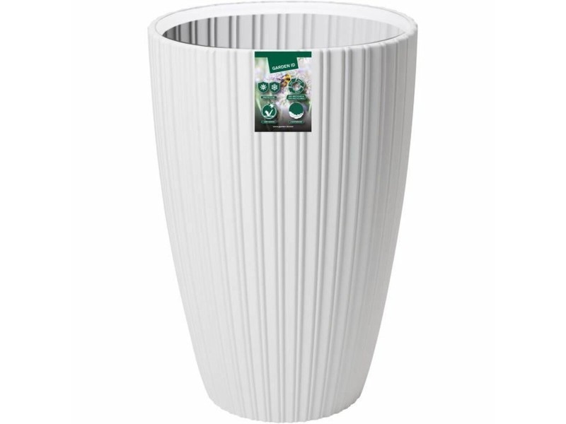 Саксия Garden ID Fancy Бял полиетилен 40 x 58 cm NaN –  BB Саксии