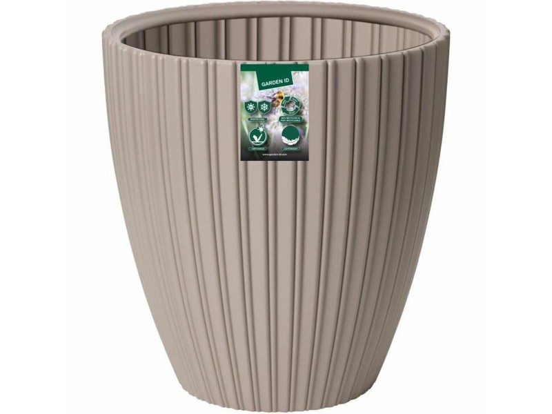 Саксия Garden ID Fancy Кафяв Тъмнокафяв полиетилен 40 x 42 cm NaN –  BB Саксии