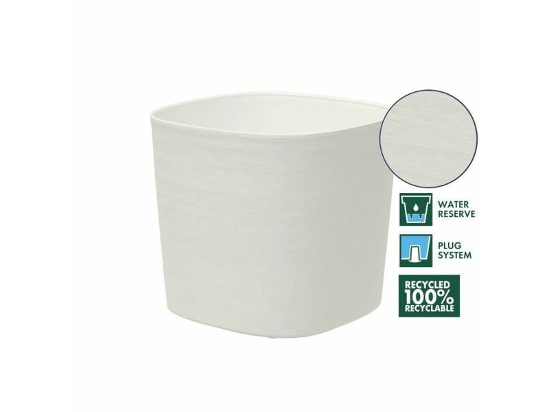 Саксия Garden ID Respect Бял 30 x 30 cm NaN –  BB Саксии