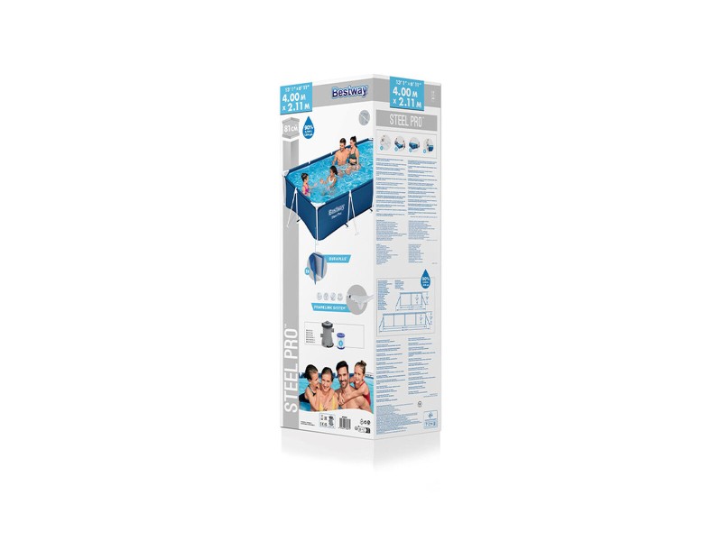 Басейн Подвижен Bestway 400 x 211 x 81 cm 211 x 400 x 81 cm NaN –  BB Подвижни басейни