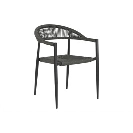 Aiatool Home ESPRIT Черен Тъмно сив Алуминий Pатан 56 x 60 x 78 cm