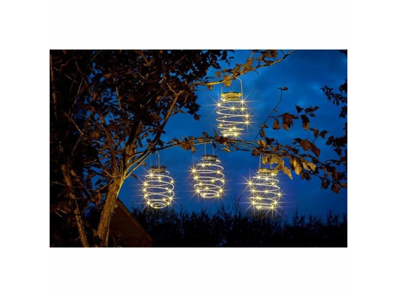 Ярка декорация Smart Garden Spiralight Сив 4 броя NaN –  BB Слънчеви лампи