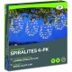 Ярка декорация Smart Garden Spiralight Сив 4 броя NaN –  BB Слънчеви лампи