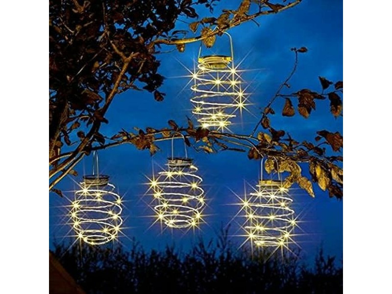 Ярка декорация Smart Garden Spiralight Сив 4 броя NaN –  BB Слънчеви лампи
