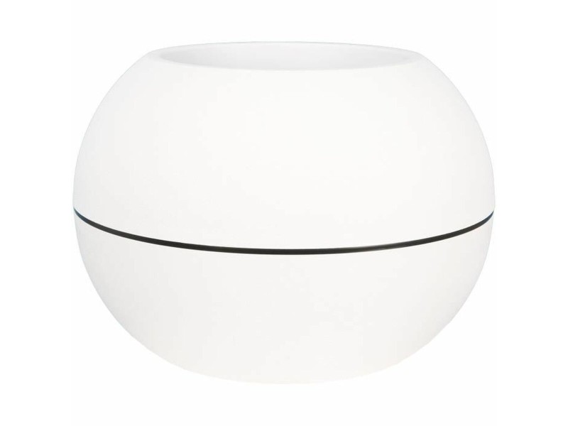 Саксия Riviera Бял Ø 50 cm Пластмаса Кръгъл NaN –  BB Саксии