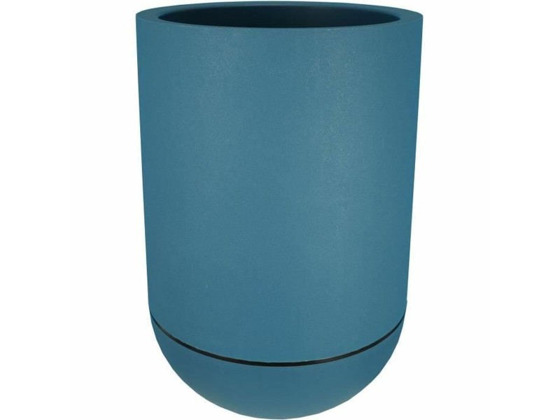 Саксия Riviera Бял Ø 40 cm Пластмаса Кръгъл NaN –  BB Саксии