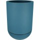Саксия Riviera Бял Ø 40 cm Пластмаса Кръгъл NaN –  BB Саксии