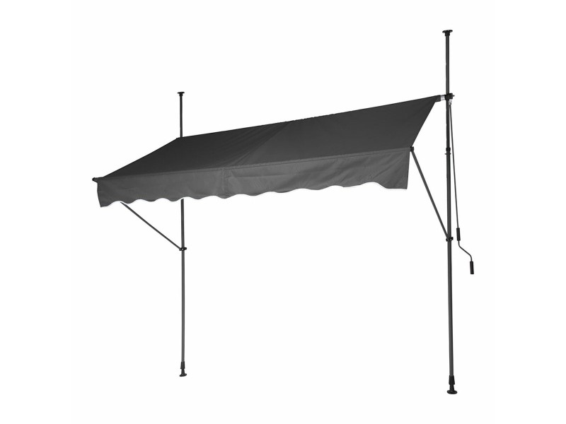 Тента Регулируем Сив полиестер 250 x 120 cm NaN –  BB Сенници