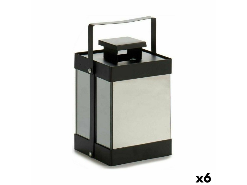 LED Фенер Gift Decor LE16134XS LE16134XS Черен 12,5 x 18,5 x 12,5 cm Огледало (6 броя) NaN –  BB Улични лампи