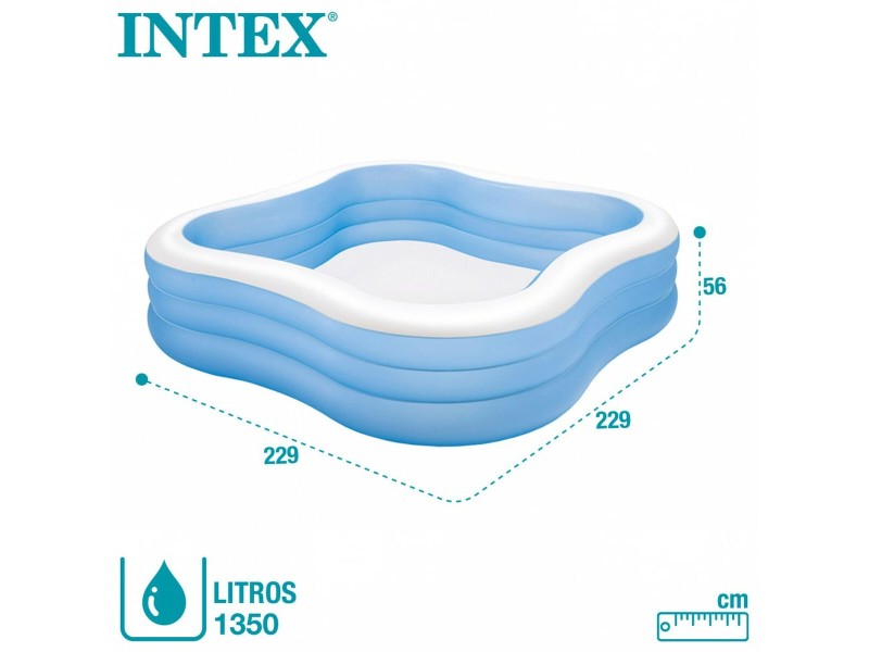 Надуваем Басейн   Intex 57495NP         1250 L 229 x 56 x 229 cm NaN –  BB Надуваеми басейни