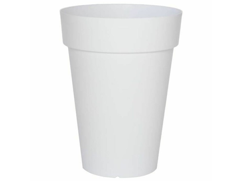 Саксия Riviera Бял Пластмаса Квадратек Ø 40 cm NaN –  BB Саксии