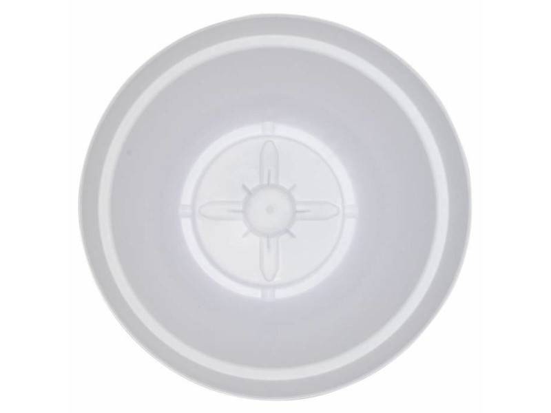 Саксия Riviera Бял Пластмаса Квадратек Ø 50 cm NaN –  BB Саксии