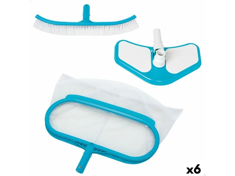 Комплект за Поддръжка на Плувен Басейн Intex Deluxe 44 x 3 x 29,5 cm (6 броя) NaN –  BB Комплекти за поддръжка на басейн