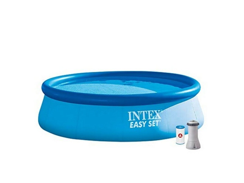 Надуваем Басейн EASY SET Intex 28132NP 366 x 76 x 366 cm 2006 l/h NaN –  BB Надуваеми басейни