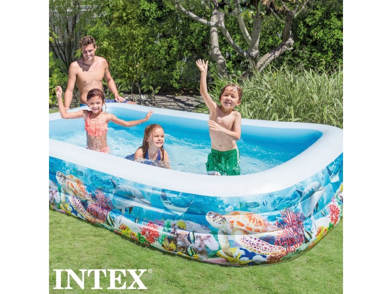 Детски басейн Intex Тропически 1020 L 305 x 56 x 183 cm (2 броя) NaN –  BB Надуваеми басейни