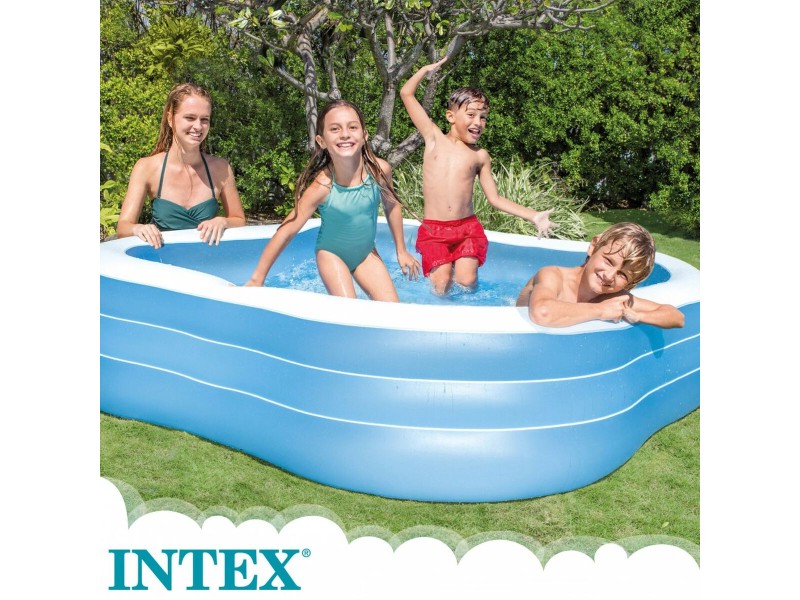 Надуваем Басейн Intex Син 1250 L 229 x 56 x 229 cm (2 броя) NaN –  BB Надуваеми басейни