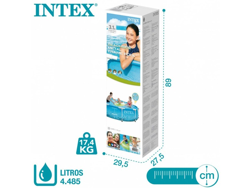 Басейн Подвижен Intex 305 x 76 x 305 cm NaN –  BB Подвижни басейни