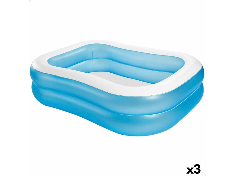Надуваем Басейн Intex Син Бял Син/бял 540 L 203 x 48 x 152 cm (3 броя) NaN –  BB Надуваеми басейни