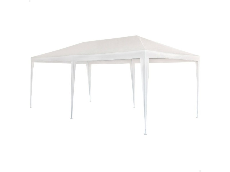 Беседка Aktive 300 x 255 x 600 cm Метал Бял Пластмаса NaN –  BB Беседки