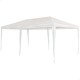 Беседка Aktive 300 x 255 x 600 cm Метал Бял Пластмаса NaN –  BB Беседки