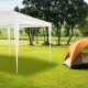 Беседка Aktive 300 x 255 x 600 cm Метал Бял Пластмаса NaN –  BB Беседки