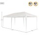 Беседка Aktive 300 x 255 x 600 cm Метал Бял Пластмаса NaN –  BB Беседки