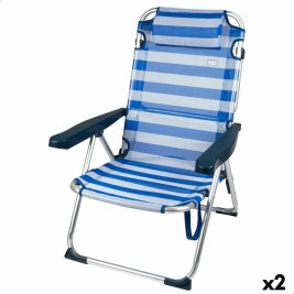 подплатен къмпинг стол Aktive Раиран 48 x 90 x 60 cm (2 броя)