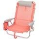 Сгъваем Стол с Подглавник Aktive Flamingo Корал 51 x 76 x 45 cm (2 броя) NaN –  BB Сгъваеми столове