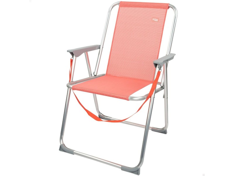 подплатен къмпинг стол Aktive Flamingo Корал 44 x 76 x 45 cm (4 броя) NaN –  BB Сгъваеми столове
