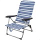 подплатен къмпинг стол Aktive Mykonos Раиран 47 x 85 x 50 cm (4 броя) NaN –  BB Сгъваеми столове